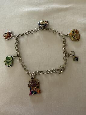 Antoni Gaudi Charm Bracelet Tile Designs Barcelona Spain Architect Inspired